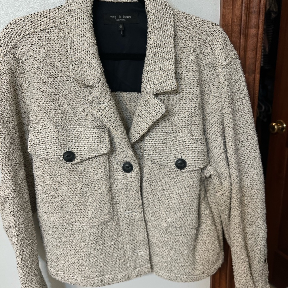 Rag&Bone like new, women’s tweed button jacket blazer